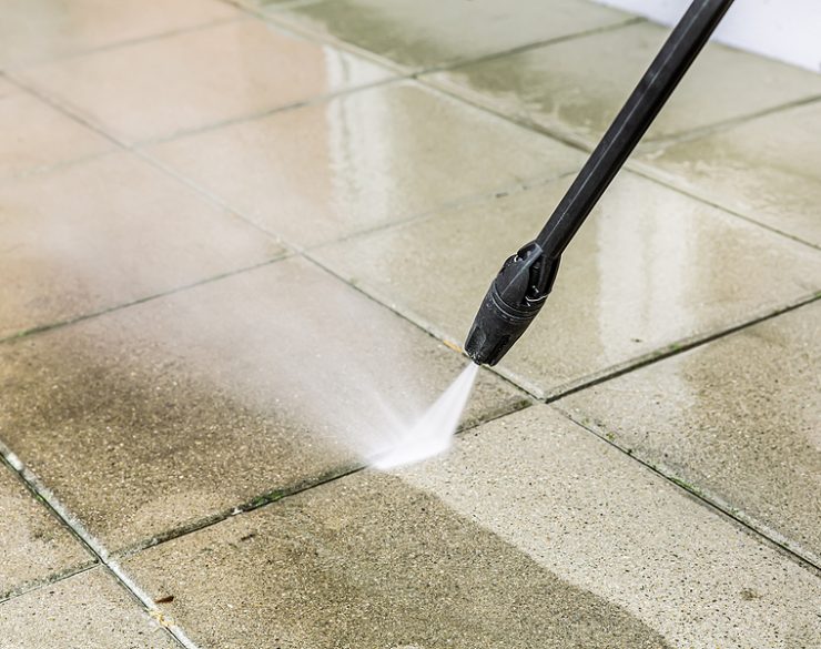 parking lot power washing